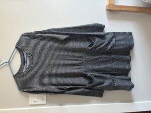 Midnight women’s stripped long sleeve dress